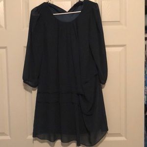 Dark green macy dress large